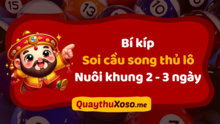 Hướng dẫn soi cầu bắt song thủ lô (STL) nuôi khung 2, 3 ngày