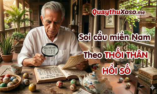 Hướng dẫn cách soi cầu theo bảng thối thân hồi số miền Nam