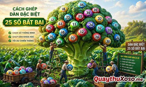 Hướng dẫn cách soi và ghép dàn đặc biệt 25 con số