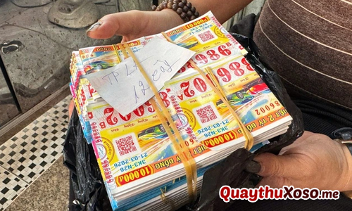 Vé số không bán hết được thu hồi và giám sát tiêu hủy Vé số không bán hết được thu hồi và giám sát tiêu hủy
