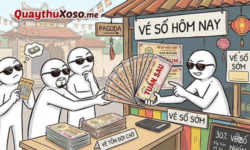 Vé số có thể được bán sớm trước cả tuần Vé số có thể được bán sớm trước cả tuần