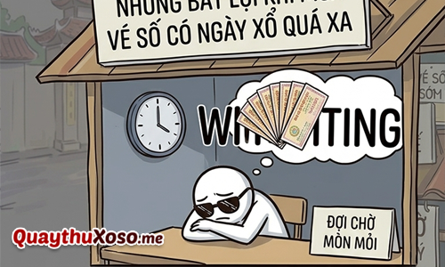 Cần giữ gìn vé số cẩn thận nếu mua sớm Cần giữ gìn vé số cẩn thận nếu mua sớm