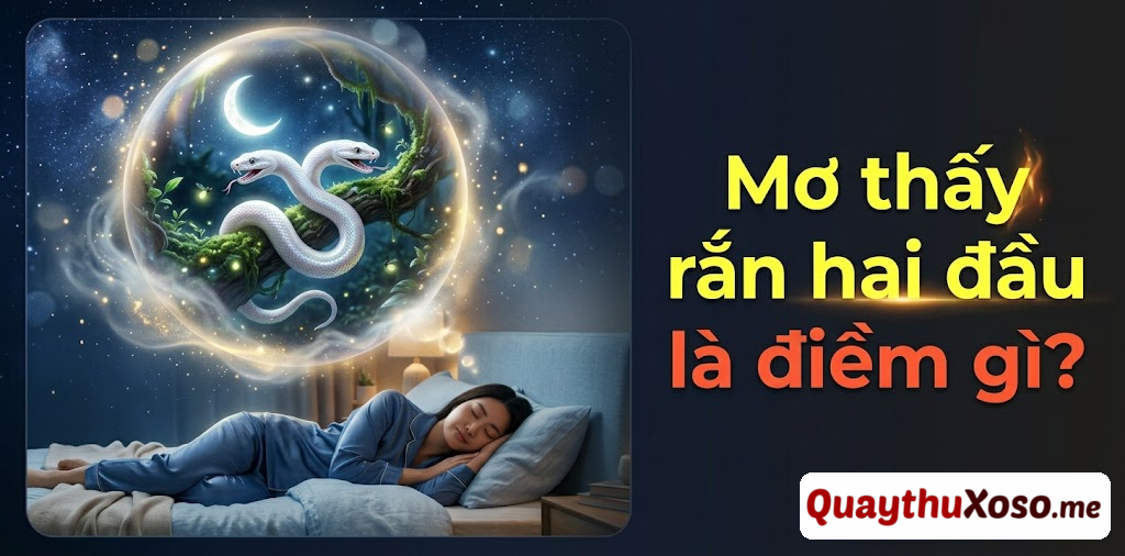 Ngủ mơ thấy con rắn 2 đầu dự báo điềm gì?