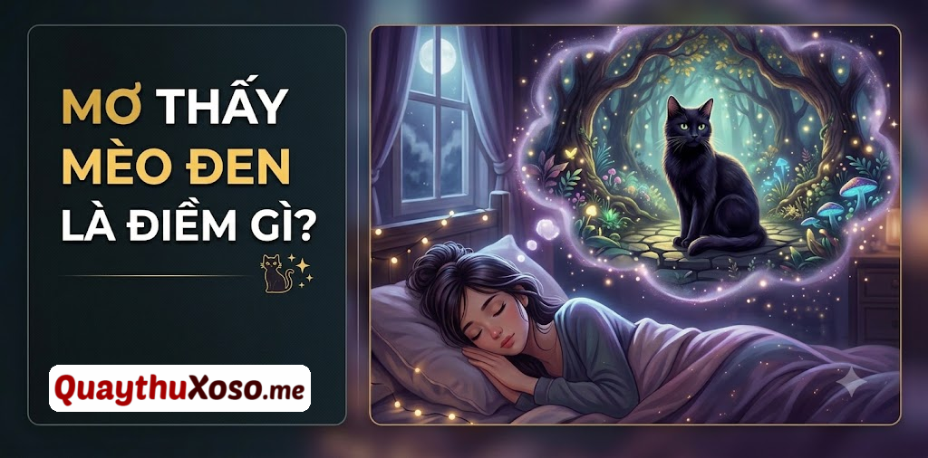 Ngủ mơ thấy con mèo màu đen dự báo điều gì?