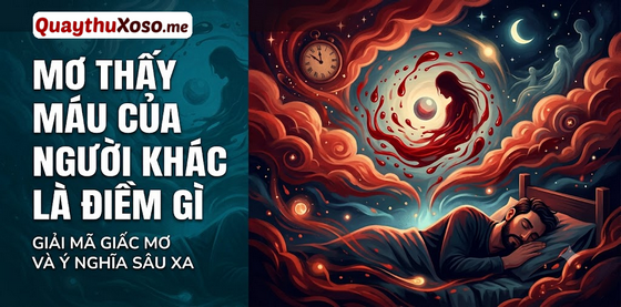 Ngủ mơ thấy máu người khác dự báo điềm gì? Ngủ mơ thấy máu người khác dự báo điềm gì?