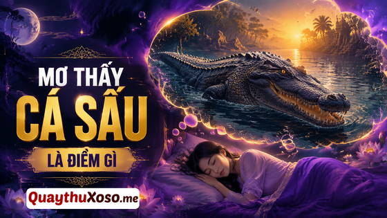 Nằm mơ thấy cá sấu dự báo điềm may mắn hay xui xẻo Nằm mơ thấy cá sấu dự báo điềm may mắn hay xui xẻo